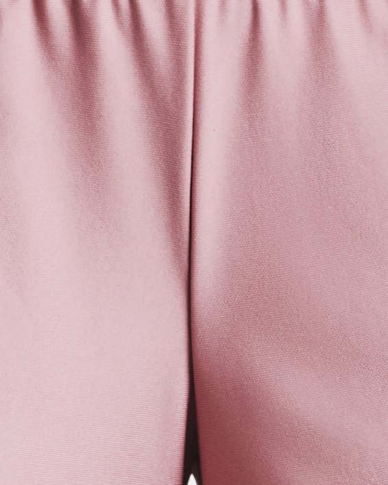 กางเกงขาสั้น UA Play Up Shorts 3.0 สำหรับผู้หญิง in Pink image number 4