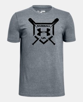 New Arrival Boys' UA Baseball Squad Short Sleeve Shirt 1 Color $20