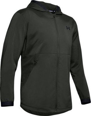 under armour vanish woven full zip hooded jacket