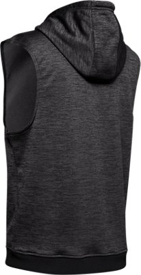 graphic sleeveless hoodie