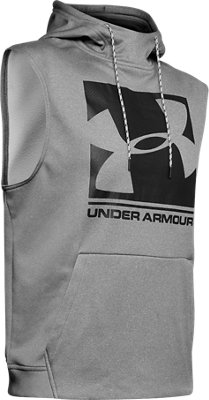 graphic sleeveless hoodie