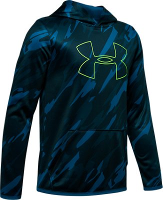 under armour storm armour fleece big logo hoodie