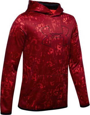  Boys' Armour Fleece® Big Logo Printed Hoodie  5  Colors Available $21.99 to $35.99