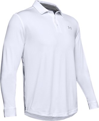 under armour men's long sleeve golf polo