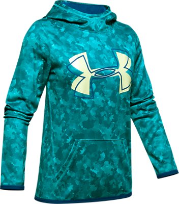 turquoise under armour hoodie