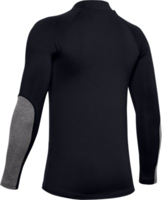 Details about   Under Armour UA Charcoal Graphite Fitted Long Sleeve Cold Gear Shirt Youth Large 