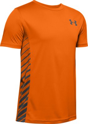 orange under armour shirt