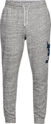 Under Armour Men's Project Rock Terry Joggers Summit White Size 2XL XXL 