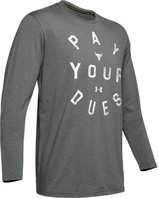Men s Project Rock Pay Your Dues Long Sleeve Under Armour