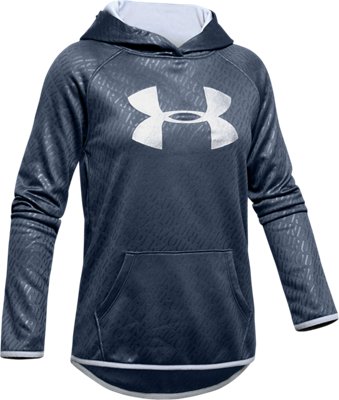  Girls' Armour Fleece® Emboss Hoodie  3  Colors Available $31.99