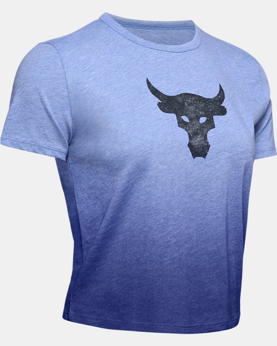 Under Armour Women's Project Rock Bull Graphic T-Shirt. 6