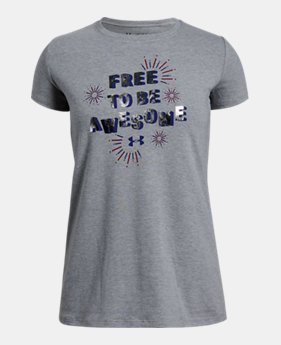 Girls' UA Free To Be Awesome Short Sleeve T-Shirt 1 Color Available $20