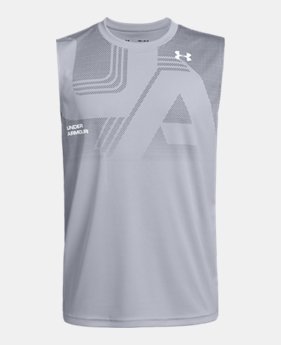New Arrival Boys' UA Exploded Logo Tank 1 Color Available $25