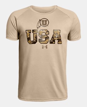 Boys' Utah Short Sleeve Shirt 1 Color Available $19.6