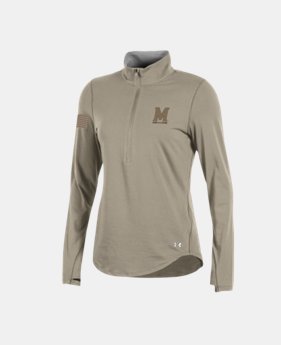 Women's Charged Cotton® ½ Zip Collegiate 1 Color Available $42