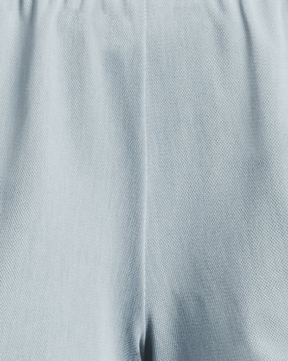 女士UA Play Up Shorts 3.0 Twist短褲 in Blue image number 4