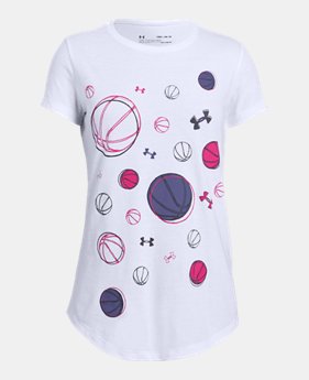 New Arrival Girls' UA Expl Sport 2 Short Sleeve T-Shirt 1 Color Available $20