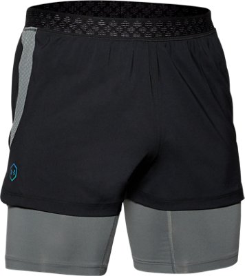under armour two in one shorts