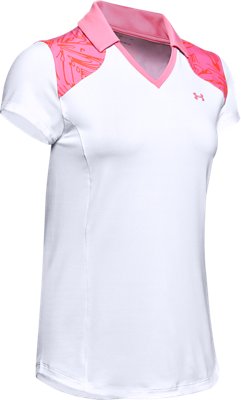 Women's UA Zinger Blocked Polo image number 4