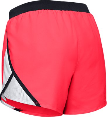under armour women's fly by 2.0 wordmark shorts