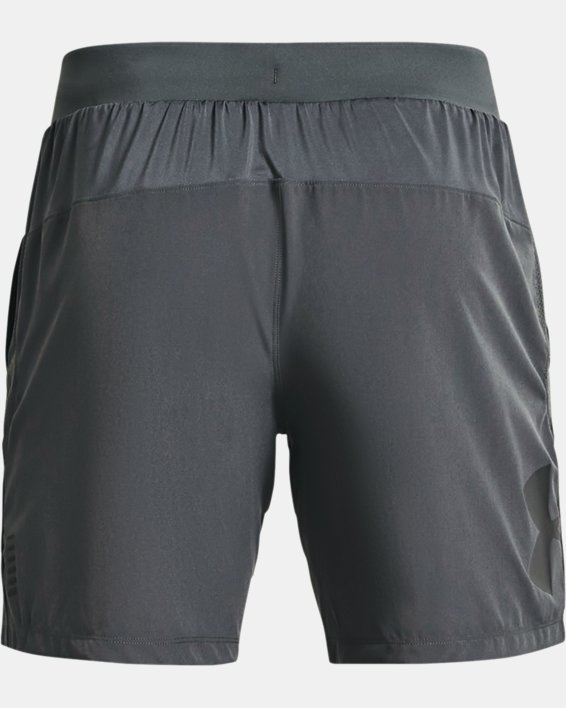 Under Armour Men's UA Qualifier Speedpocket Branded 7'' Linerless Shorts. 7