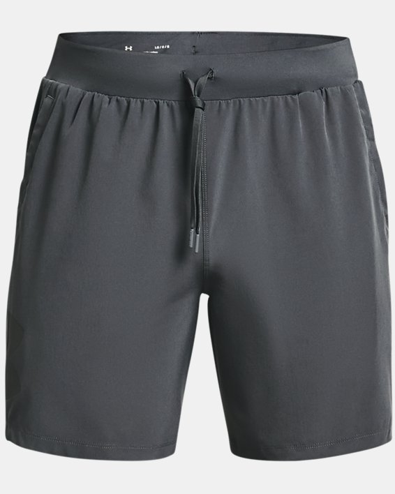 Under Armour Men's UA Qualifier Speedpocket Branded 7'' Linerless Shorts. 6