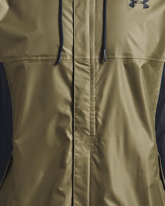 Men's UA Stormproof Cloudstrike Shell Jacket, Green, pdpMainDesktop image number 5