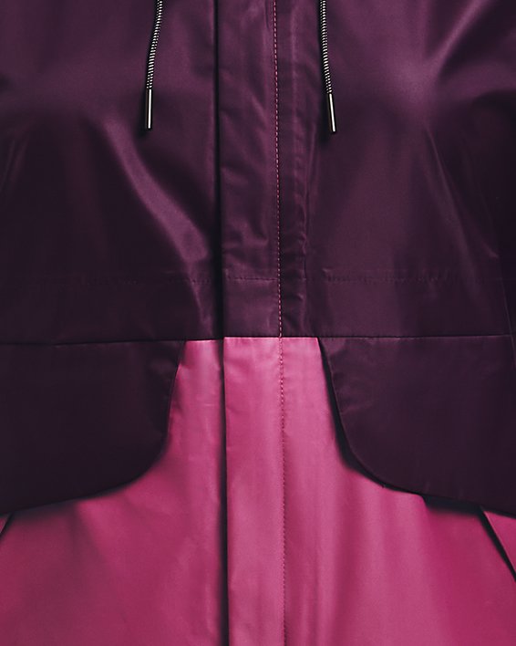 Women's UA Stormproof Cloudstrike Shell Jacket, Purple, pdpMainDesktop image number 5