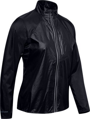 Chamarra UA Run Impasse Wind para mujer, Black, pdpMainDesktop image number 4