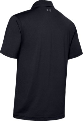 under armour corporate men's black performance polo