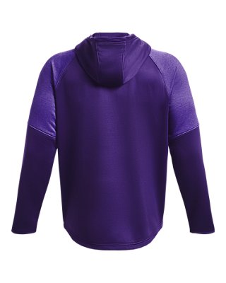 purple under armour hoodie mens