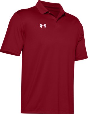 under armour red polo