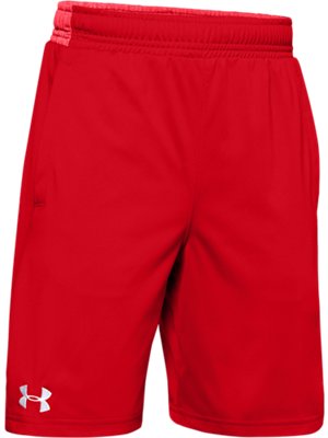 mens red under armour shorts