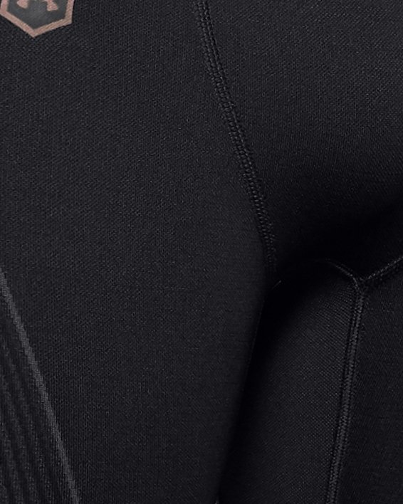 Herren UA RUSH™ Seamless Lange Shorts, Black, pdpMainDesktop image number 7