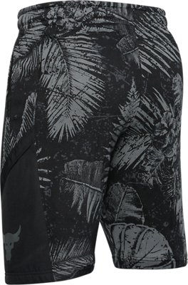men's project rock terry printed shorts