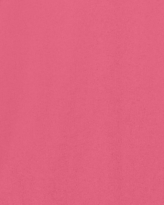 Mädchen UA Tech™ Kurzarm-Oberteil mit großem Logo, Pink, pdpMainDesktop image number 1