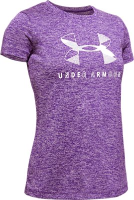 purple under armour compression shirt