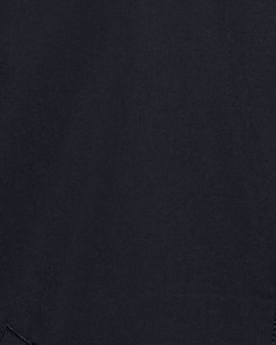 Women's UA Woven Branded Full Zip Hoodie in Black image number 4