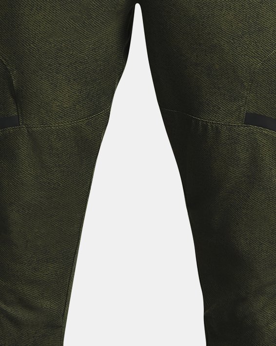 Men's UA Unstoppable Cargo Pants in Green image number 6