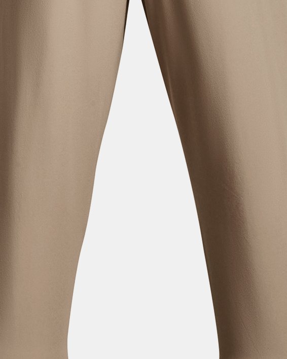 Men's UA Unstoppable Tapered Pants in Brown image number 7