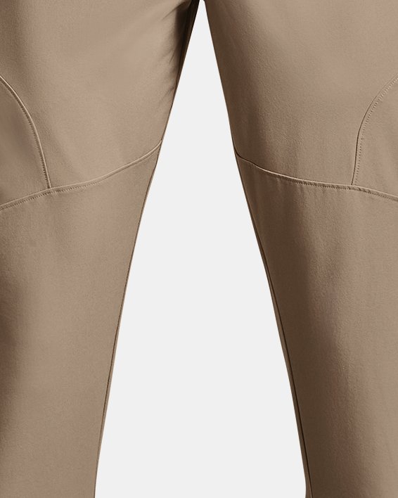 Pantalones UA Unstoppable Tapered para Hombre, Brown, pdpMainDesktop image number 6