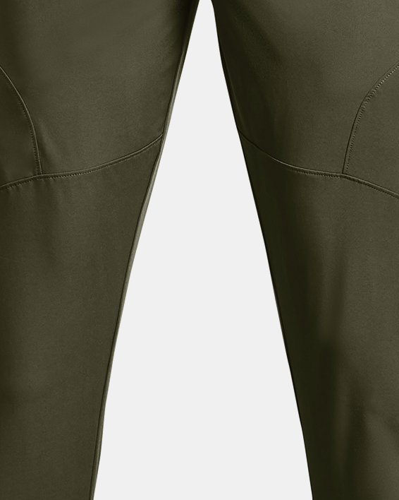 Men's UA Unstoppable Tapered Pants in Green image number 6