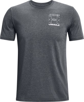 Men's UA Branded Crop Short Sleeve image number 4