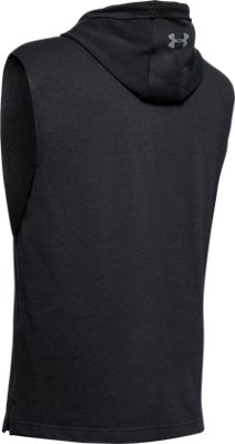 grey sleeveless hoodie mens