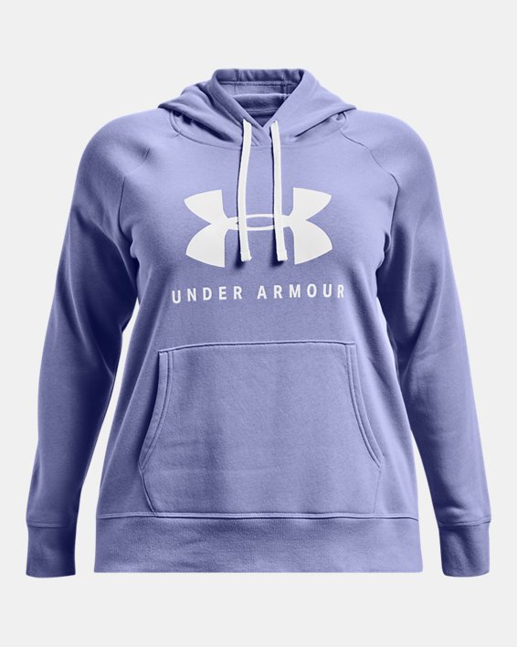 Under Armour Women's UA Rival Fleece Sportstyle Graphic Hoodie. 5
