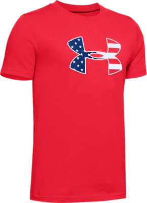under armour red shirt