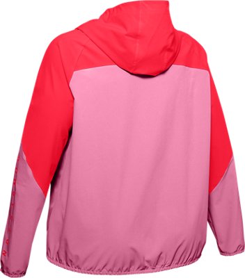 pink full zip hoodie