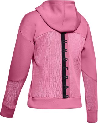 womens pink under armour jacket