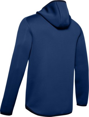 under armour blue zip up hoodie