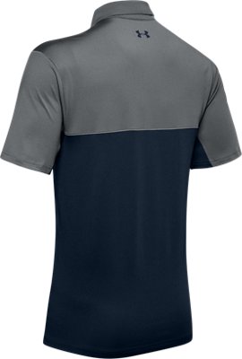 under armour grey polo